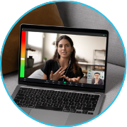 laptop depicting the interface of the Televagal PhysioCam